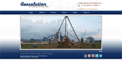 Desktop Screenshot of geosolutionindia.com